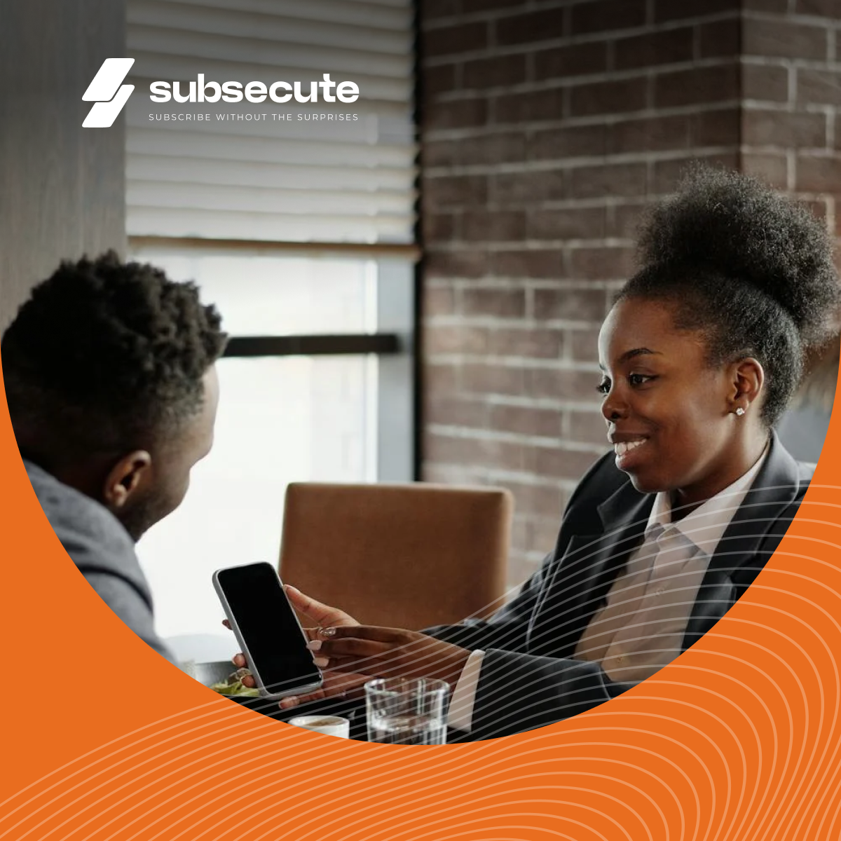 Two people discussing how to send support and pay a bill